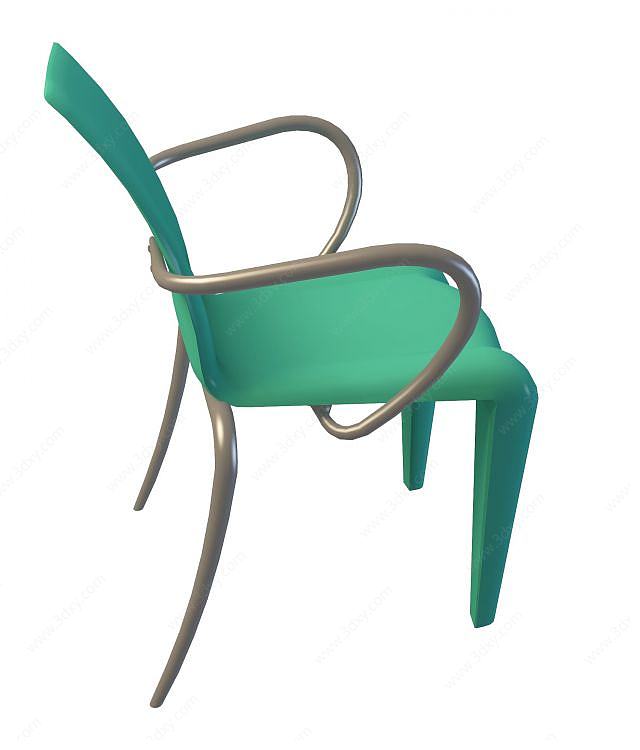 塑料椅3D模型