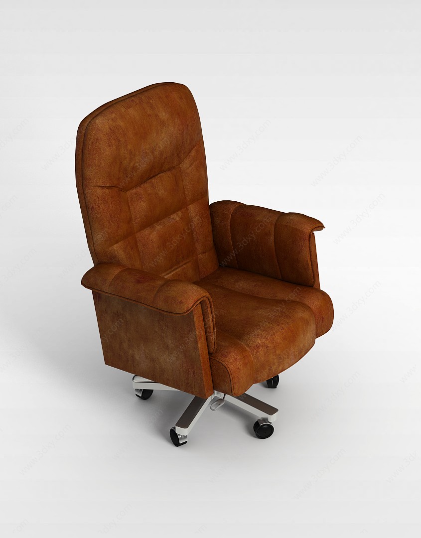 高档奢华老板椅3D模型