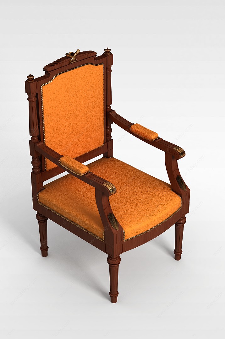 豪华中式椅子3D模型