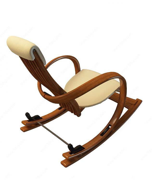 休闲摇椅3D模型