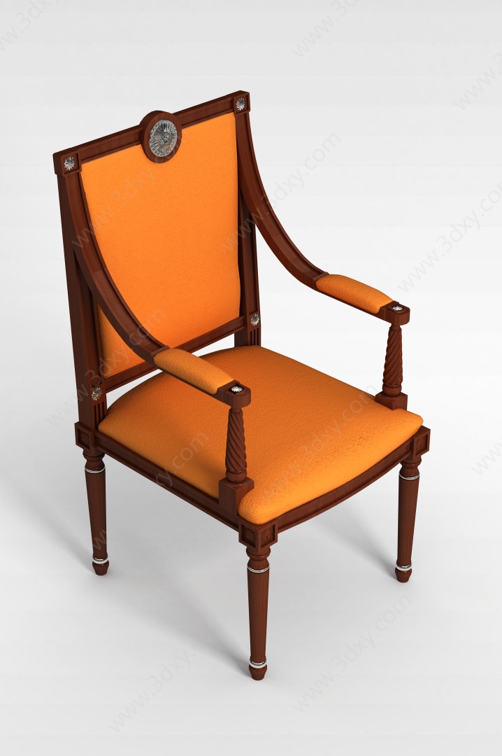欧式古典椅3D模型