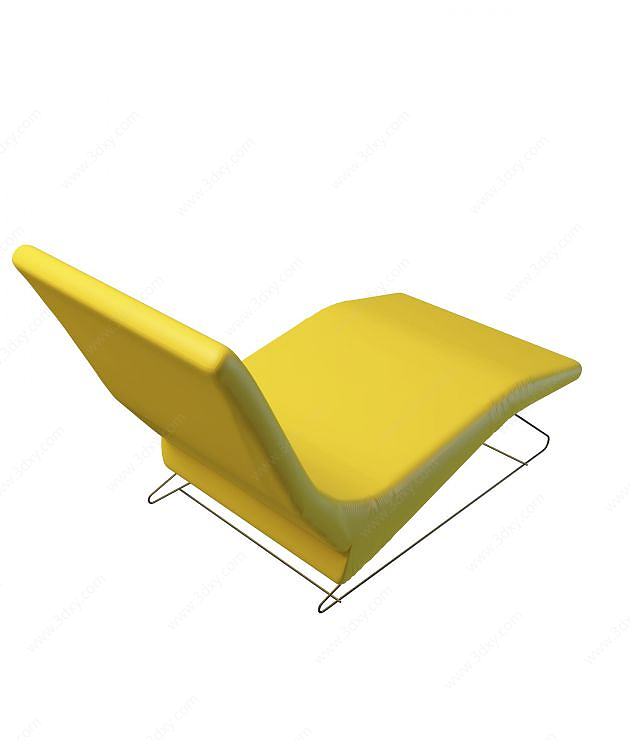 简约休闲椅3D模型