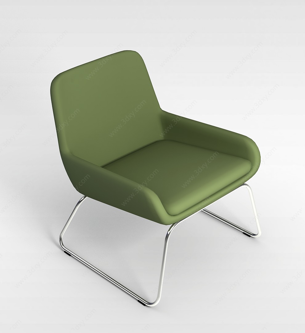 现代布艺椅子3D模型