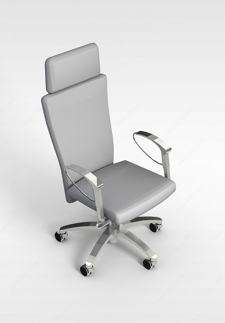 舒适办公转椅3D模型