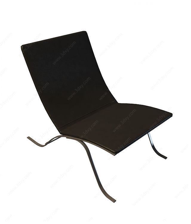 简约躺椅3D模型