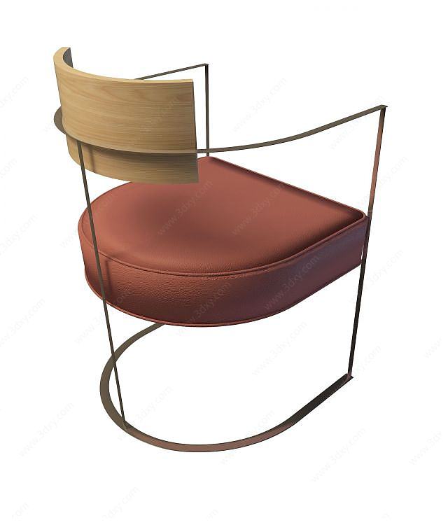 铁艺沙发椅3D模型