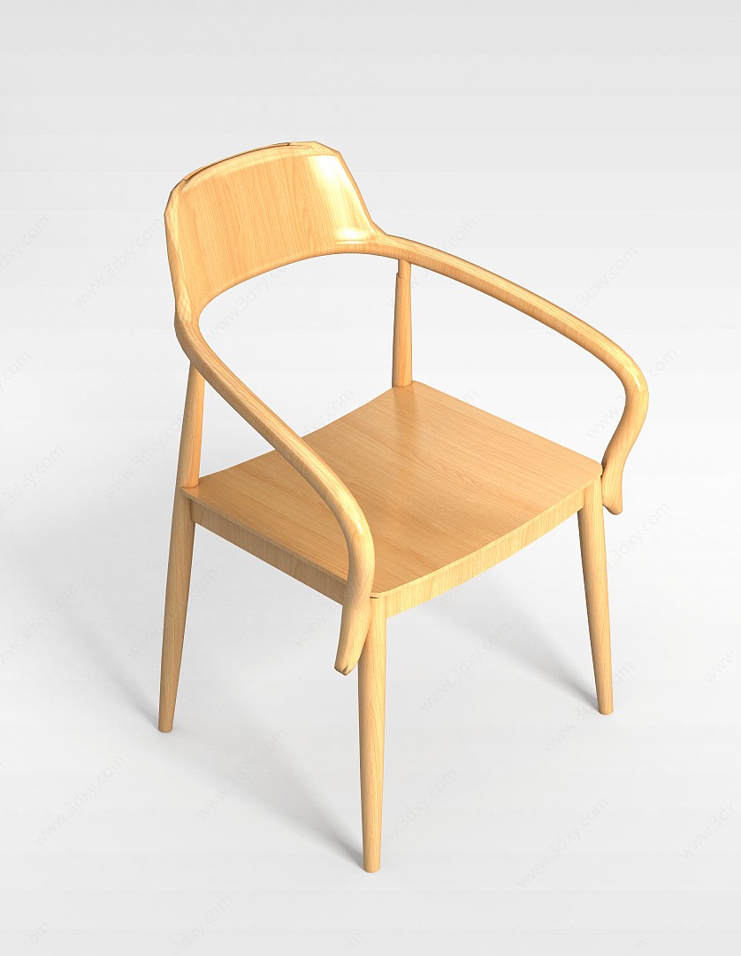 现代中式椅子3D模型