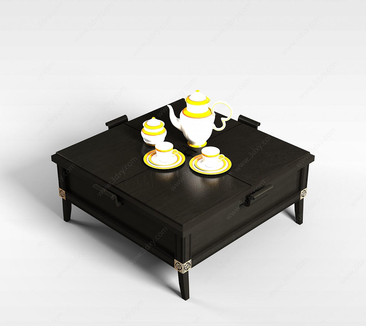茶具桌3D模型