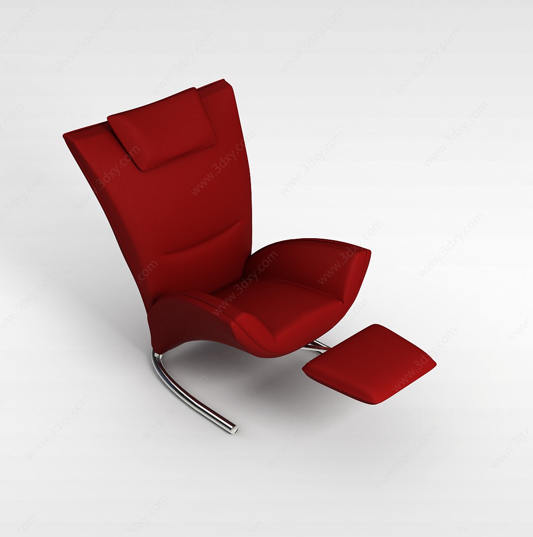 沙发式躺椅3D模型