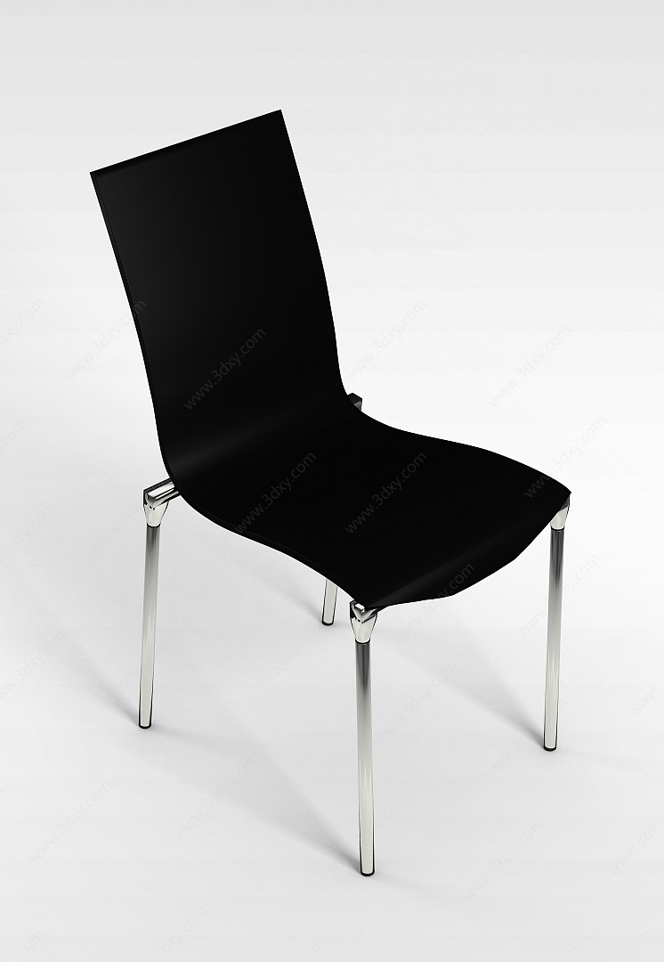 休闲塑料椅3D模型