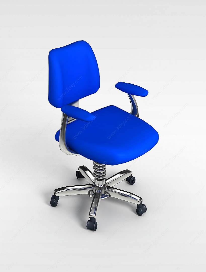 职员办公椅3D模型