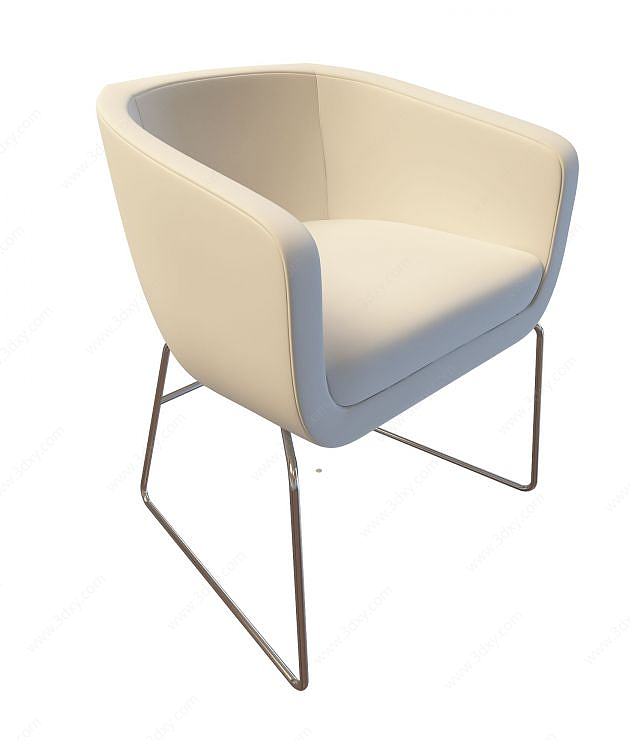 简易沙发椅3D模型