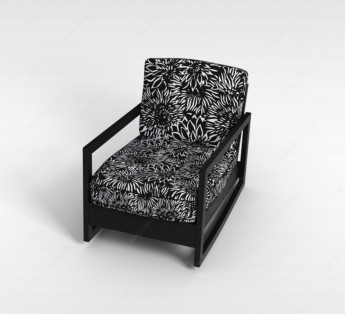 布艺沙发椅3D模型