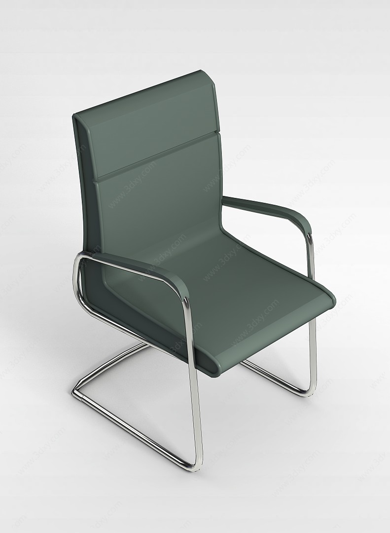 软座办公椅3D模型