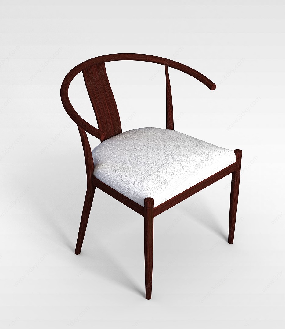 中式圈椅3D模型