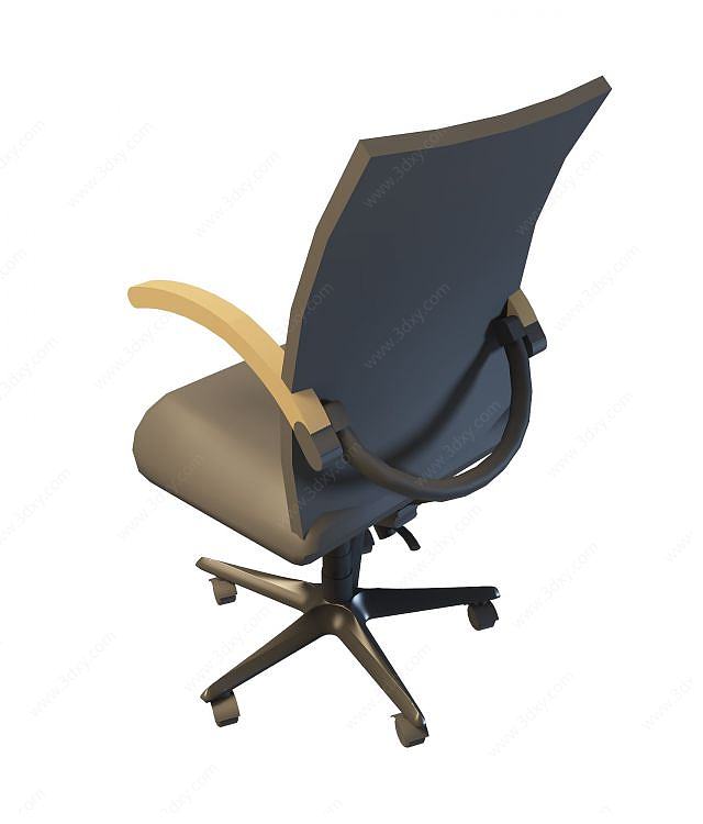 升降办公椅3D模型