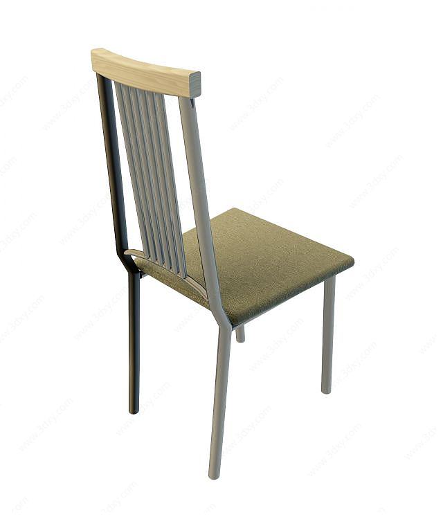 简易餐椅3D模型