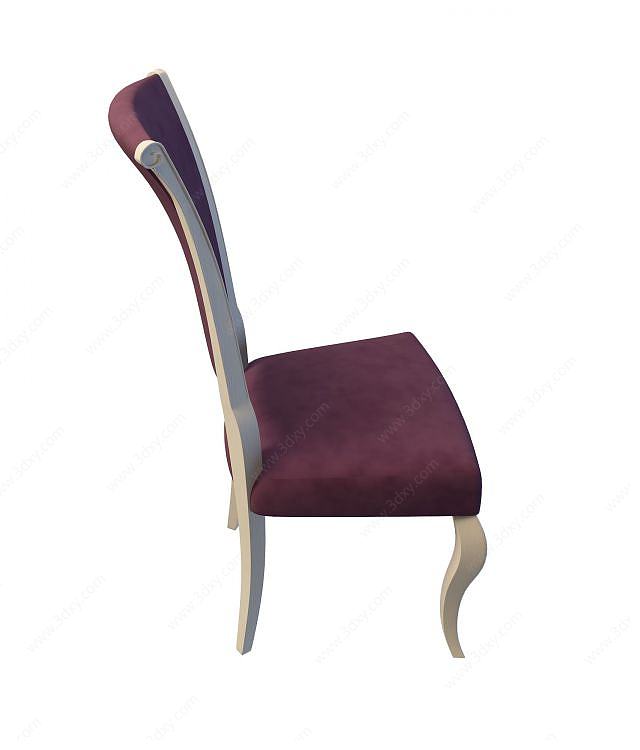 豪华餐椅3D模型