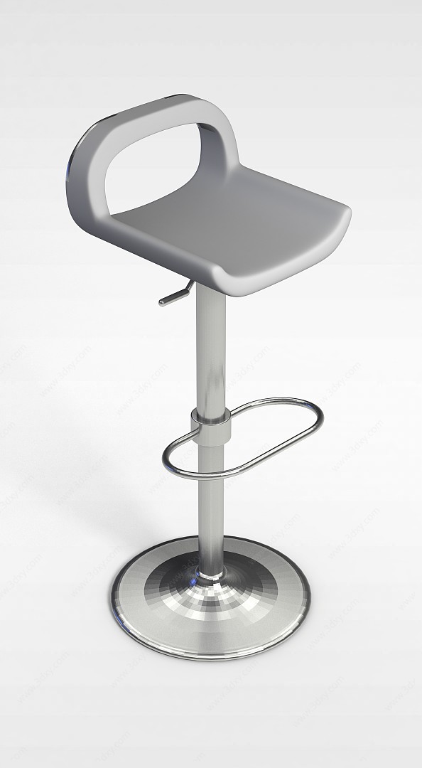 高脚椅3D模型
