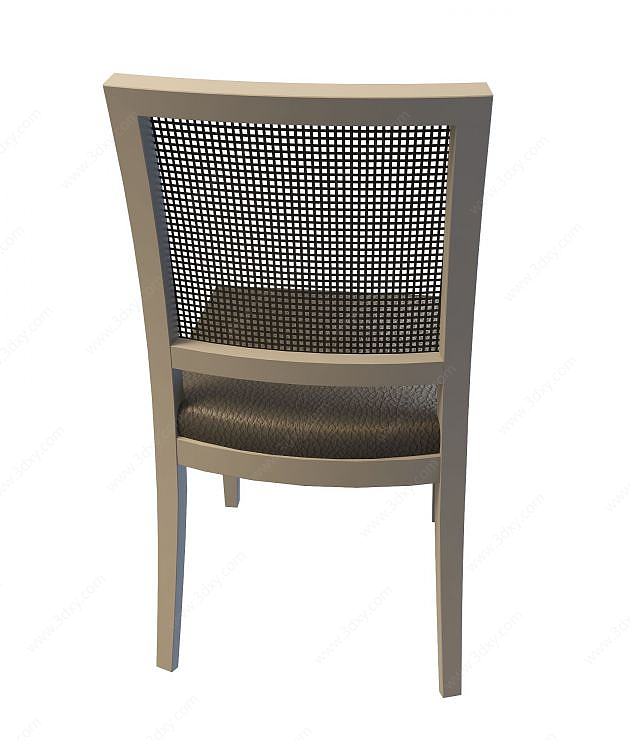 布艺餐椅3D模型