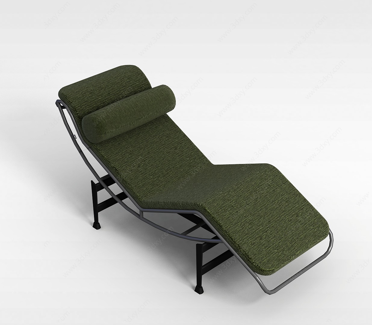休闲布艺躺椅3D模型