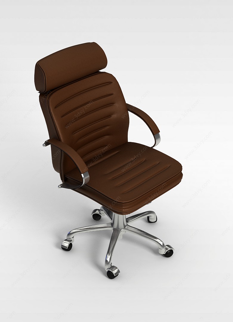 人工学老板椅3D模型
