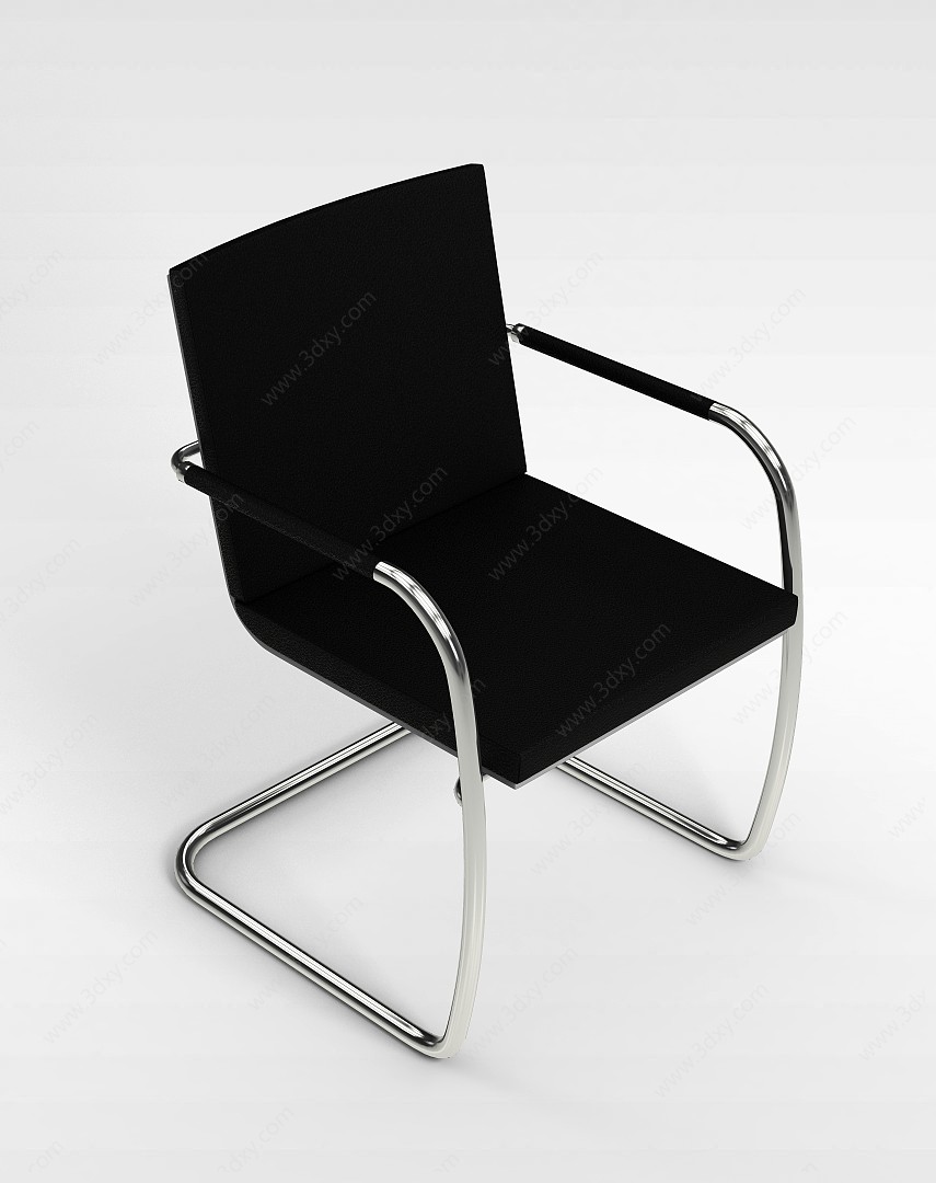 弓形办公椅3D模型