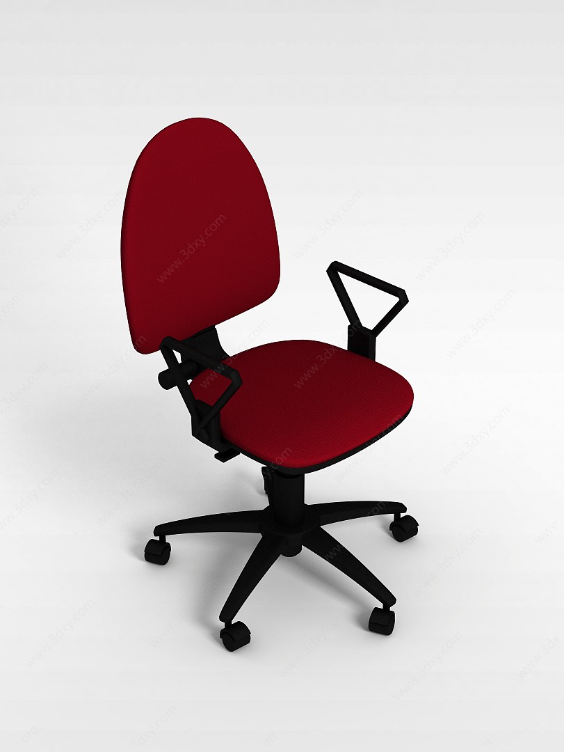简约办公转椅3D模型