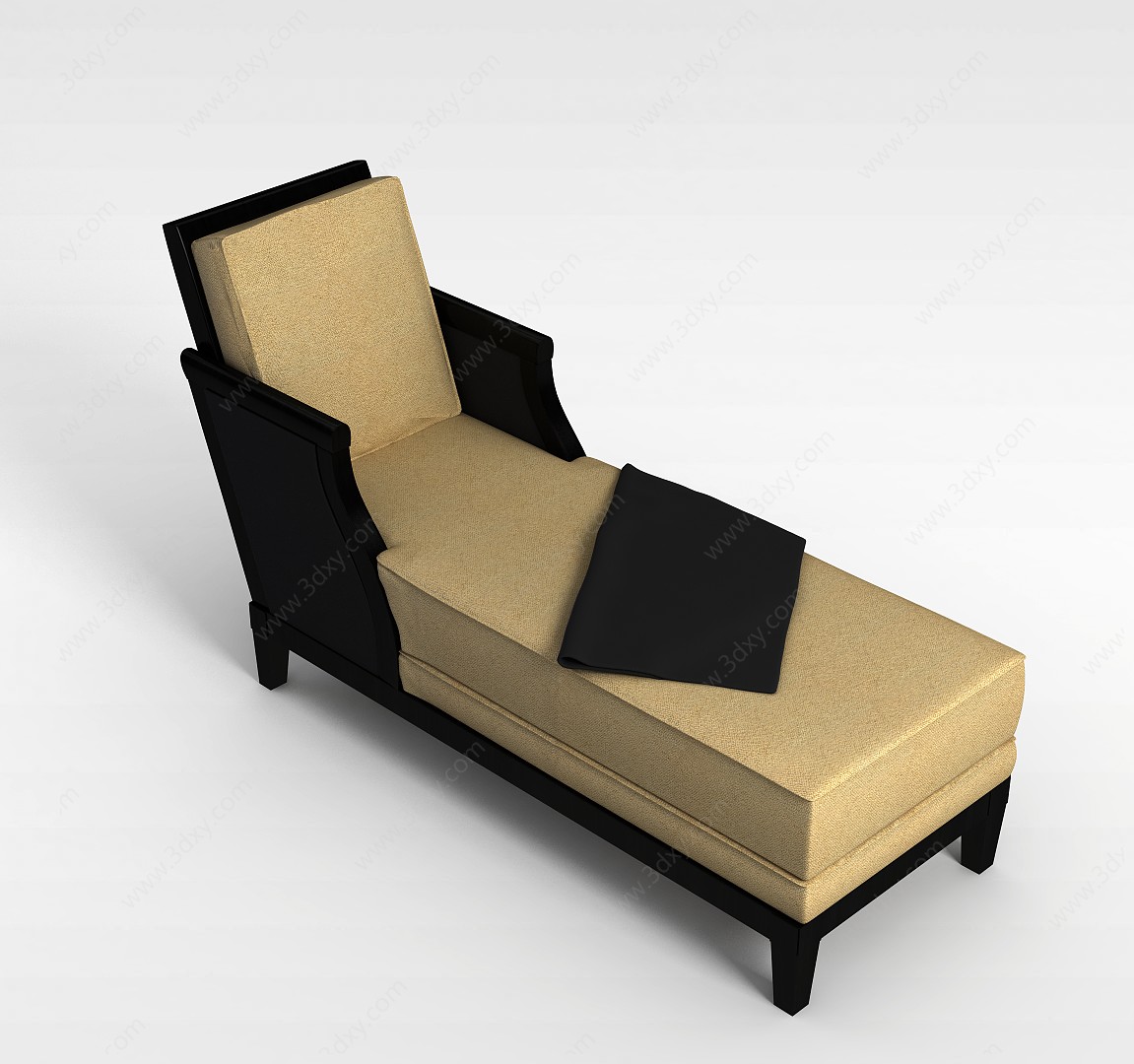 豪华躺椅3D模型