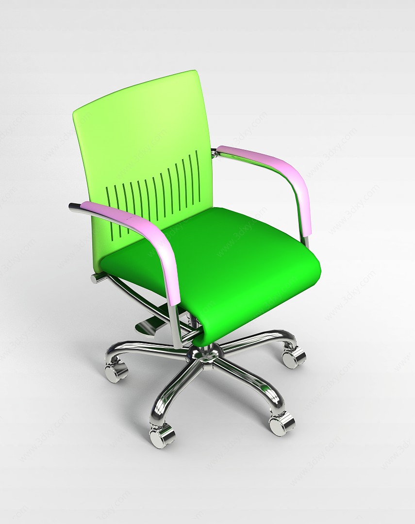 简约办公转椅3D模型