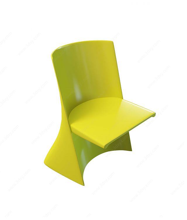 亚克力现代椅3D模型