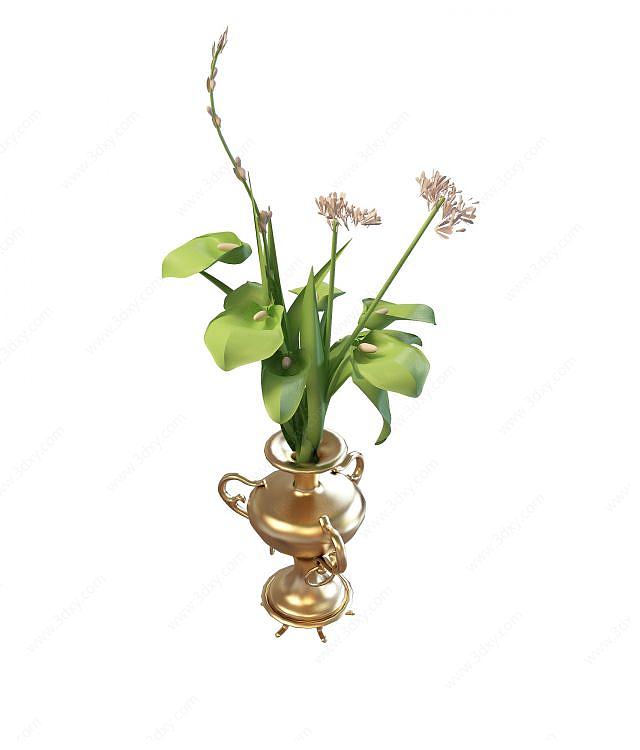 花瓶装饰品3D模型