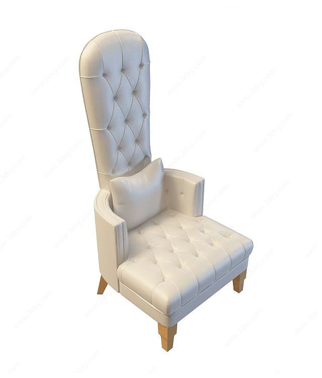 高档沙发椅3D模型