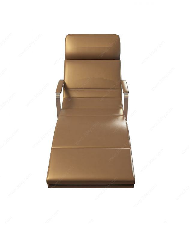 现代豪华躺椅3D模型