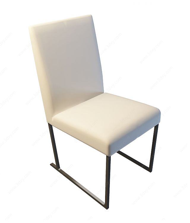 皮艺椅子3D模型