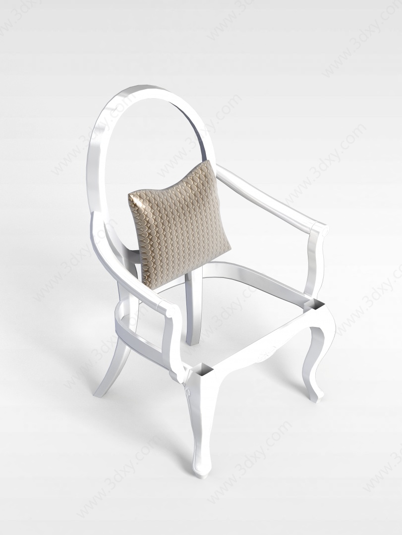 豪华餐椅3D模型