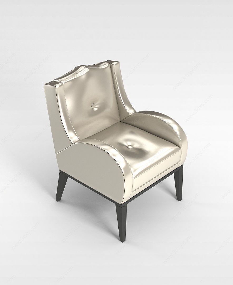 豪华沙发椅3D模型