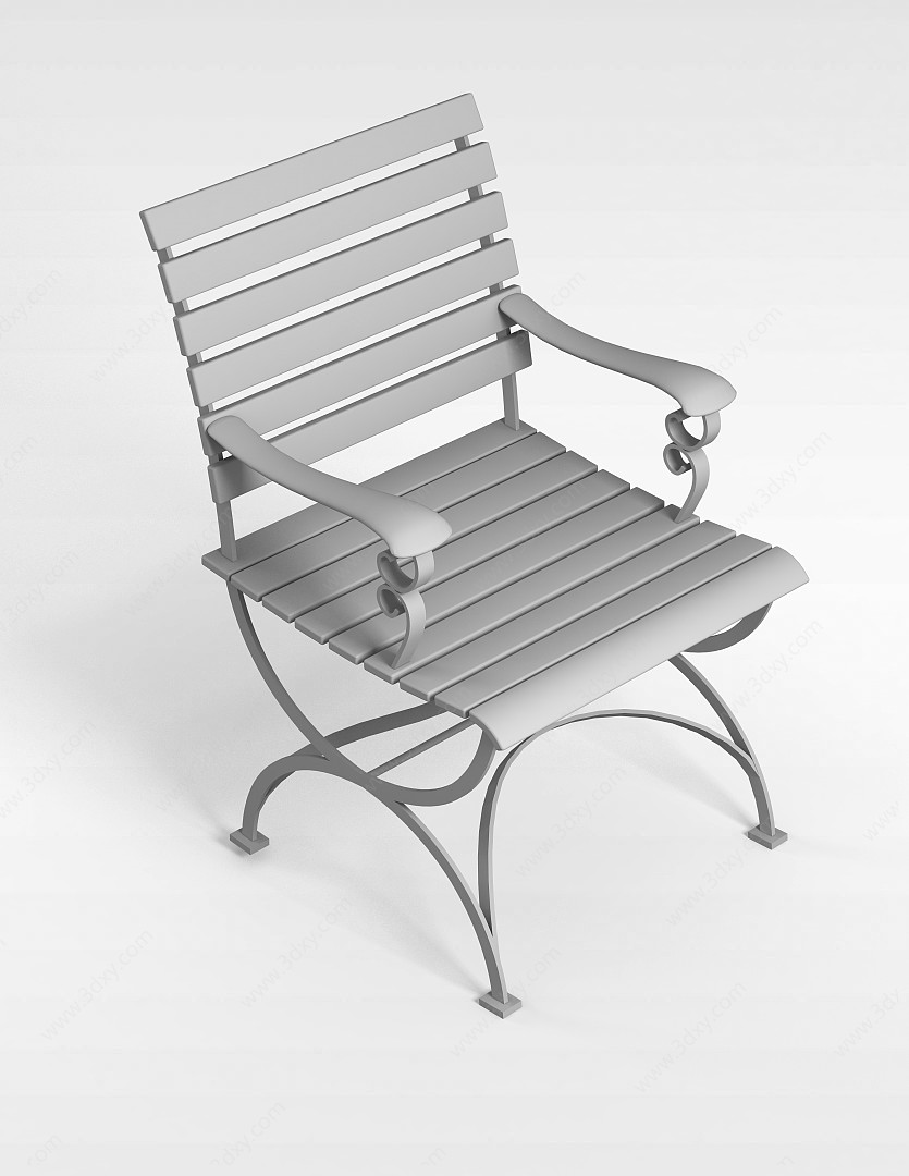 简约休闲椅3D模型