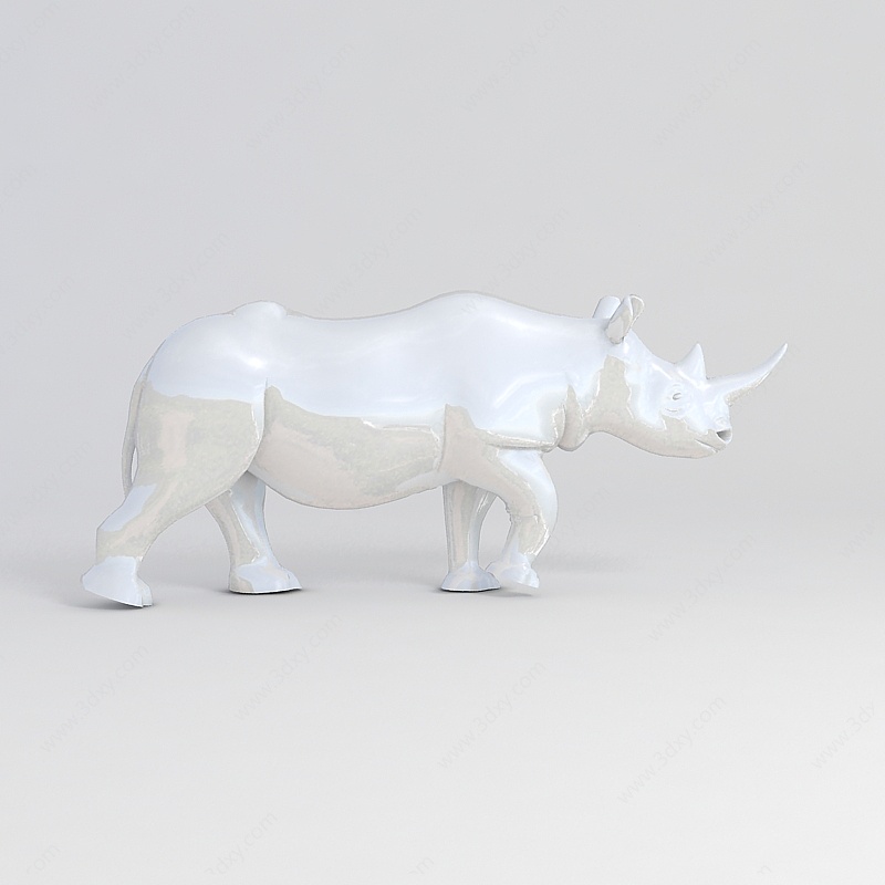 牛陈设品3D模型