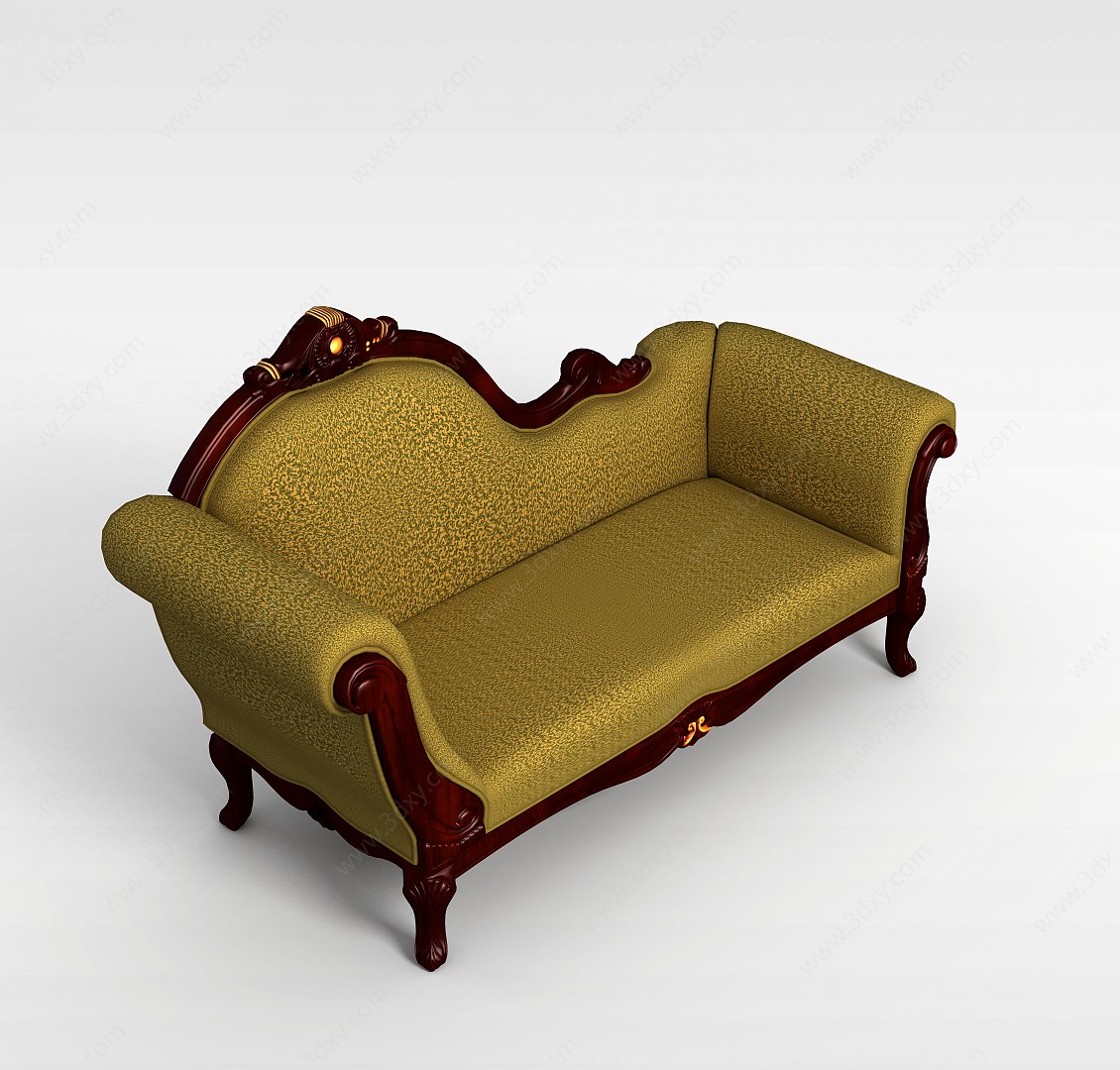 贵妃椅3D模型