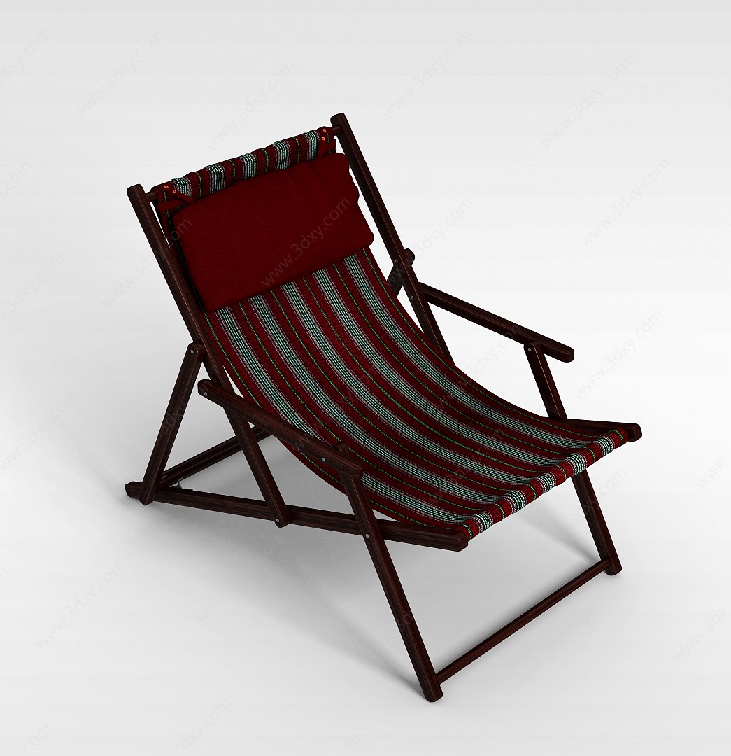 休闲躺椅3D模型