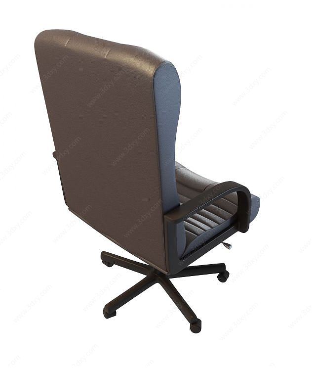 真皮老板椅3D模型