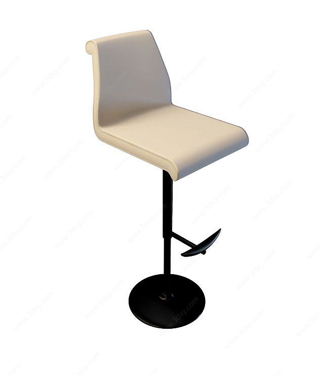休闲吧椅3D模型