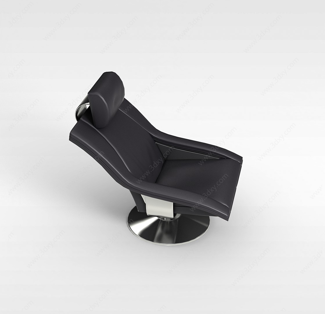 办公休闲老板椅3D模型