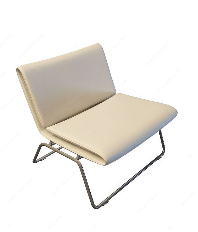 高档休闲椅3D模型