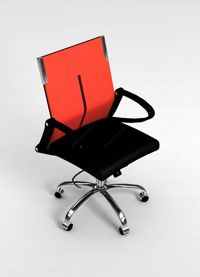 电脑办公椅3D模型