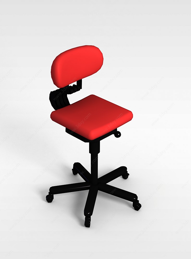 时尚旋转吧椅3D模型