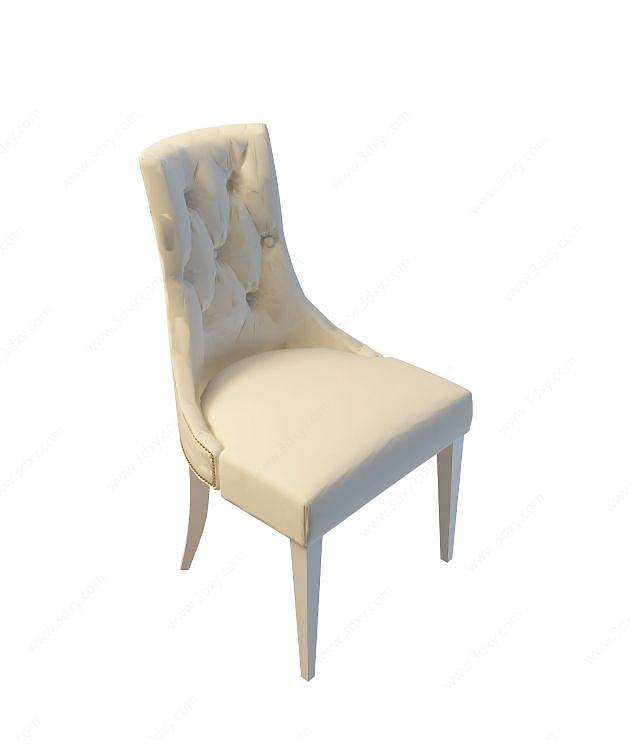 酒店餐椅3D模型