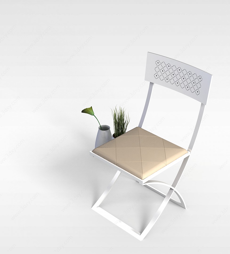 折叠椅3D模型