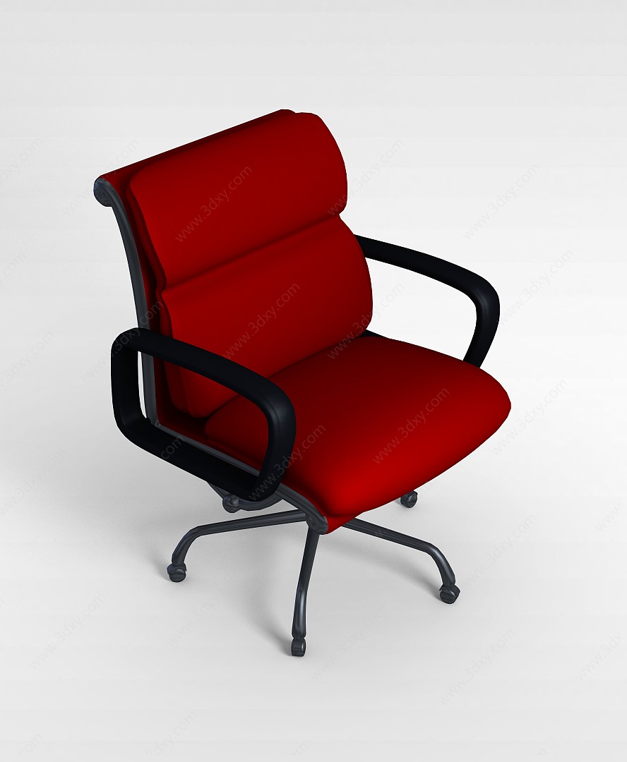 时尚布艺办公椅3D模型